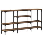 vidaXL Table console Bois ancien 160 x 29 x 80 cm Bois d'ingénierie
