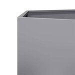 vidaXL Jardinière hexagone 46x40x45 cm acier galvanisé