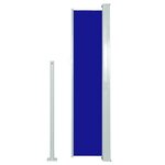 vidaXL Auvent latéral rétractable 140 x 300 cm Bleu