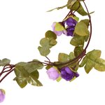 vidaXL Guirlandes de fleurs 6 Pièces violet clair 215 cm