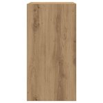 vidaXL Meuble TV chêne artisanal 30 5x30x60 cm bois d'ingénierie