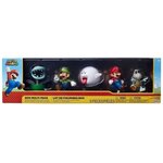Pack de 5 Figurines - JAKKS PACIFIC - Super Mario Bros : Mario Boo! - 10 cm