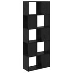 vidaXL Centre de divertissement Noir 60 x 24 x 155 cm