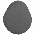 vidaXL Coussins d'accent 2 Pièces Gris foncé Ø 25 x 70 cm tissu