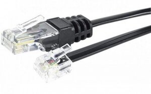 Cable RJ11 -> RJ45 - 10m (Noir)