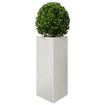 vidaXL Jardinières 2 Pièces triangulaire 40x34 5x70 cm acier inoxydable