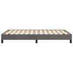 vidaXL Cadre de lit sans matelas gris 120x190 cm similicuir
