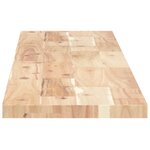 vidaXL Dessus de table 120x20x2 cm rectangulaire bois massif d'acacia
