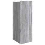 vidaXL Armoire Murale Sonoma gris 33 x 34 5 x 94 cm Bois d'ingénierie