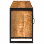 vidaXL Meuble TV Marron 120 x 30 x 50 cm Bois de mangue massif brut