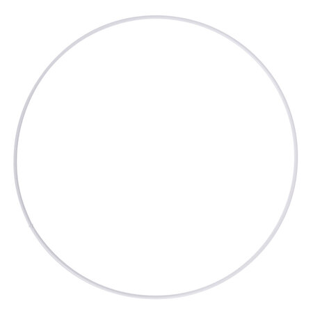 Armature abat-jour cercle ø 25 cm blanc