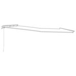 vidaXL Auvent Blanc 6 × 3 5 m Métal