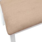 vidaXL Chaises de salle à manger 2 Pièces Blanc 50 x 52 5 x 91 cm