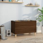 vidaXL Armoire à disques chêne marron 74 5x38x48 cm bois d'ingénierie