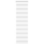 vidaXL Store zèbre blanc 45x100 cm largeur du tissu 40 9 cm polyester