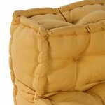 vidaXL Pouf modulaire jaune 70x70x54 tissu
