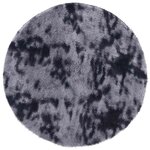vidaXL Tapis Shaggy à poils longs NAVARRA gris foncé 160x160 cm