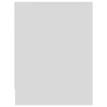 vidaXL Table de chevet Blanc 40x30x40 cm Bois d'ingénierie