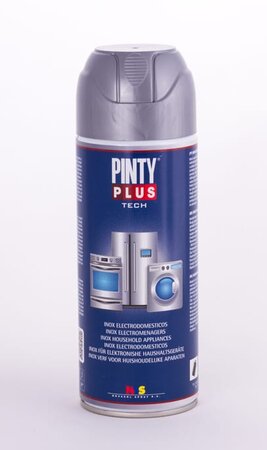 Peinture en spray Spécial électroménager 400ml Inox - Pinty Plus