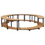 vidaXL Cadre de spa 273x53 cm bois d'acacia massif
