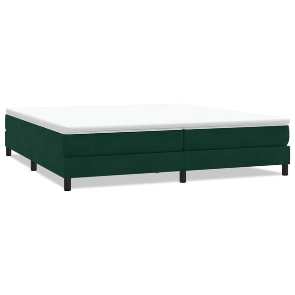 vidaXL Sommier à lattes de lit sans matelas vert foncé 200x210cm