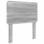vidaXL Cadre de lit Gris Sonoma 90 x 200 cm Bois de pin massif