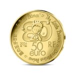 Le Petit Prince Monnaie de 50€ 1/4 Oz Or renard