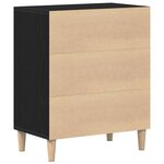 vidaXL Buffet Chêne noir 57 x 35 x 70 cm Bois d'ingénierie
