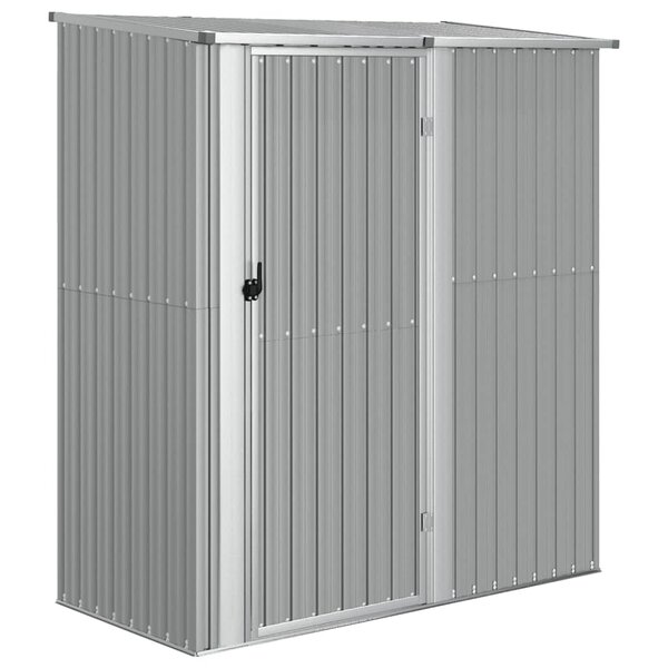 vidaXL Abri de jardin Gris 180 5x97x209 5 cm Acier galvanisé