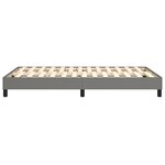 vidaXL Cadre de lit sans matelas gris foncé 120x200 cm tissu