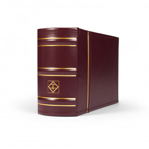 Album pour ranger 100 lettres  FDC au format C6. Couleur - Bordeaux