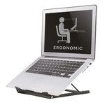 Newstar support pliable d'ordinateur portable 10"-15" noir