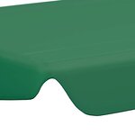 vidaXL Toit de rechange de balançoire vert 150/130x105/70 cm