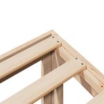 vidaXL Cadre de lit sans matelas 90x200 cm bois de pin massif
