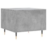 vidaXL Tables basses 2 Pièces gris béton 50x50x40 cm bois d'ingénierie