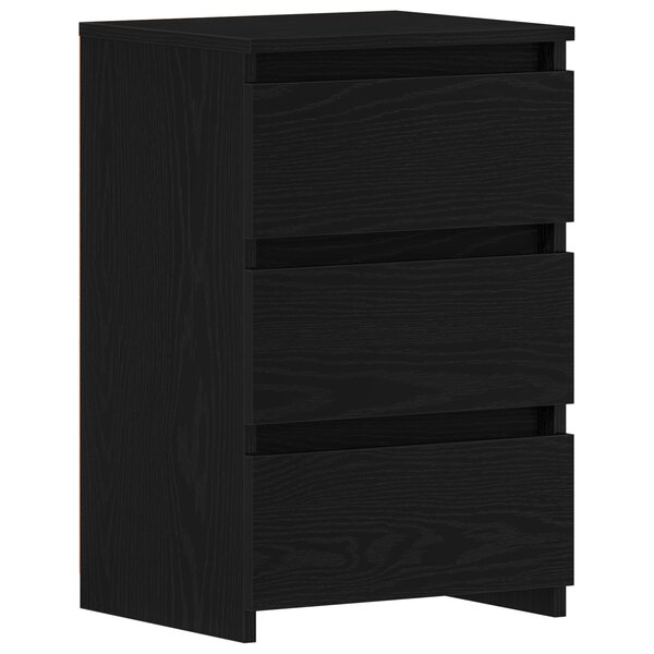 vidaXL Tables de chevet 2 Pièces Chêne noir 40x35x62 5 cm Bois d'ingénierie