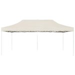 vidaXL Tente de réception pliable Aluminium 6 x 3 m Crème