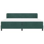 vidaXL Lit à ressorts avec matelas gris foncé 80x200 cm en velours