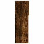 vidaXL Meubles TV avec lumières LED 2 Pièces chêne fumé 40 5x30x90 cm