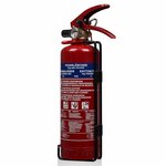 Smartwares Extincteur à poudre BB1 1 kg classe ABC Acier 10.018.56