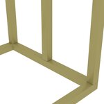 vidaXL Porte-serviettes sur pied Doré 48x24x79 cm Fer