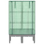 vidaXL Jardinière surélevée avec housse aspect rotin 80x40x140 cm