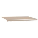 vidaXL Tissu de auvent Beige 600 × 300 cm Polyester