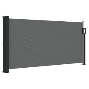 vidaXL Store latéral rétractable Anthracite 100 x 500 cm