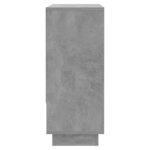 vidaXL Buffet Gris béton 97x31x75 cm Bois d'ingénierie