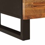 vidaXL Armoire de salle de bain avec stockage Naturel 38 x 33 x 58 cm