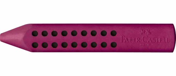 Lot de 10 Gommes en platique Rouge/Bleue FABER-CASTELL
