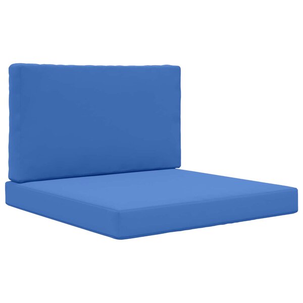 vidaXL Coussin de canapé d'extérieur Polyester Bleu royal 80 x 80 cm