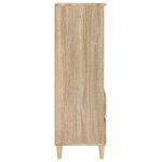 vidaXL Buffet haut Chêne sonoma 40x36x110 cm Bois d'ingénierie