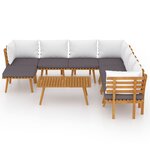 Salon de jardin meuble d'extérieur ensemble de mobilier 9 pièces avec coussins bois d'acacia solide 02_0017907